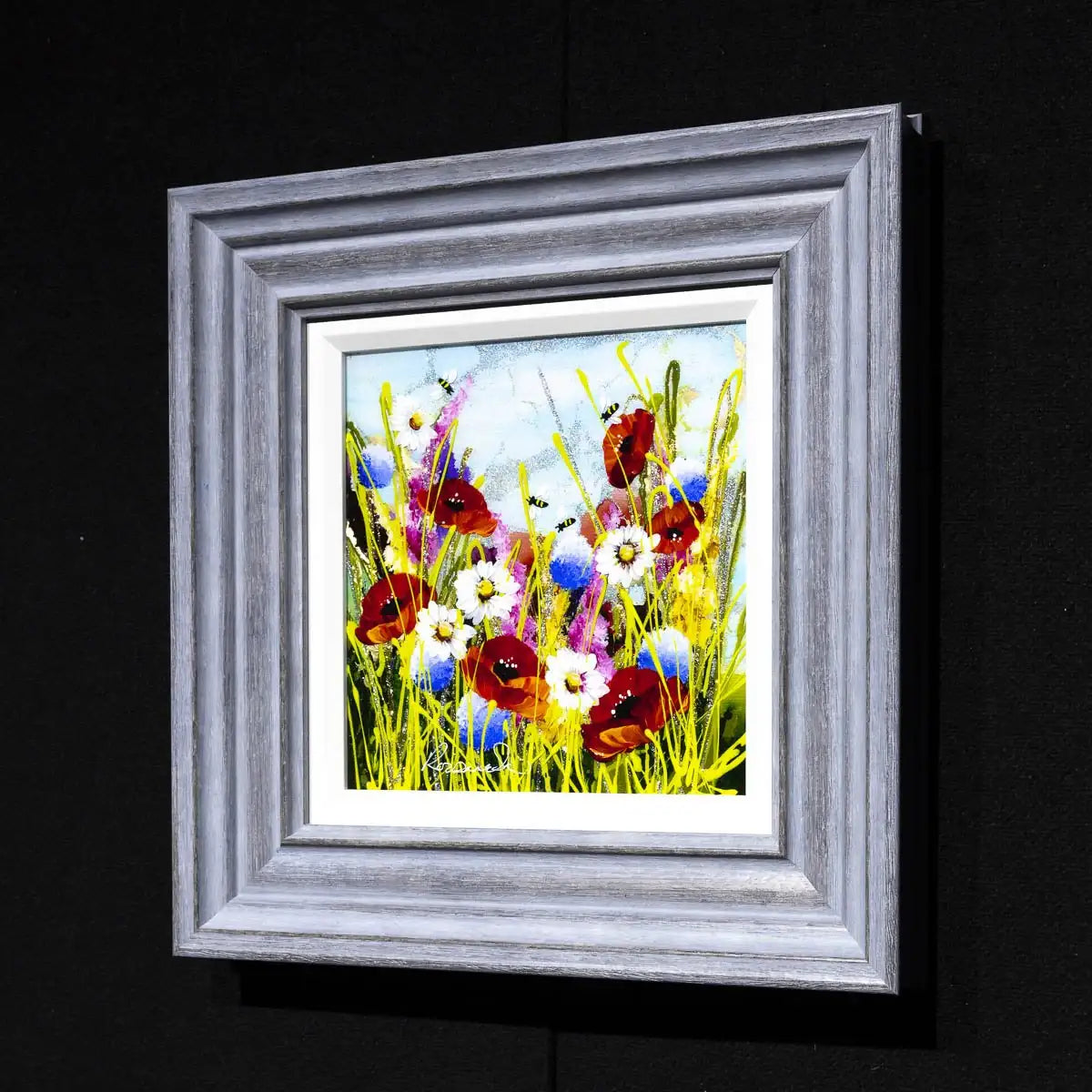 Busy Bees II - Original - SOLD by artist Rozanne Bell - Wyecliffe Galleries