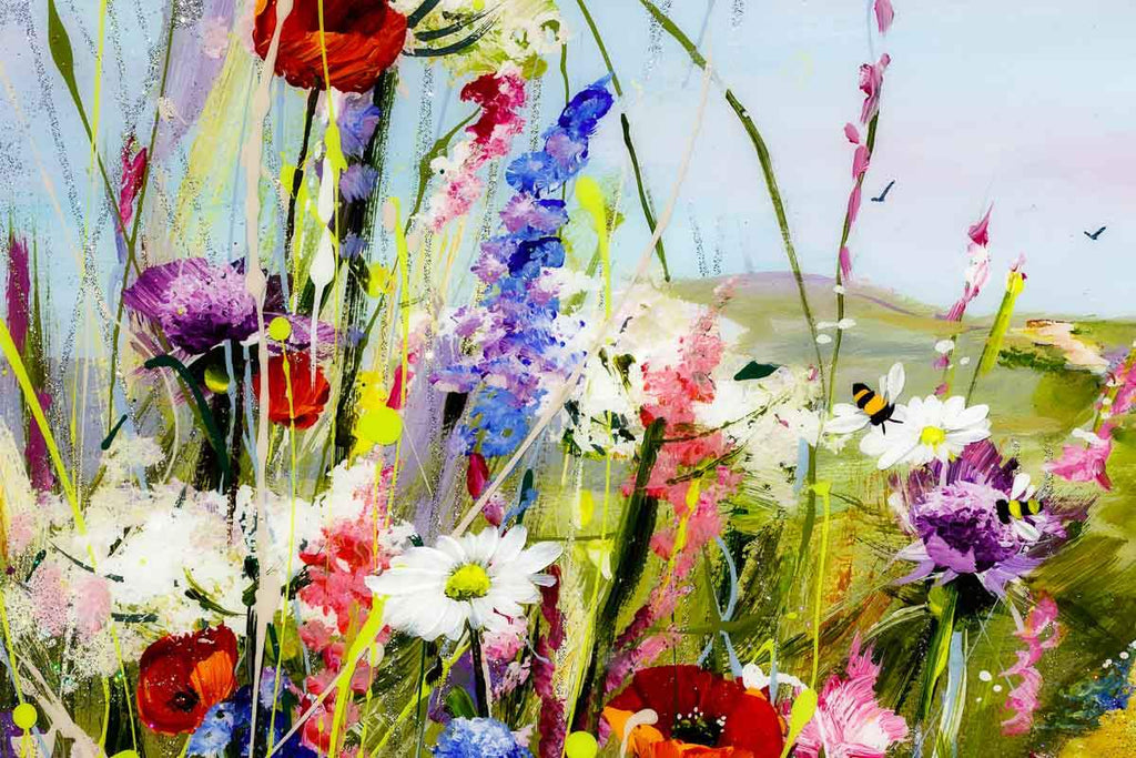 Summer Strolls - Original - SOLD by artist Rozanne Bell - Wyecliffe Galleries