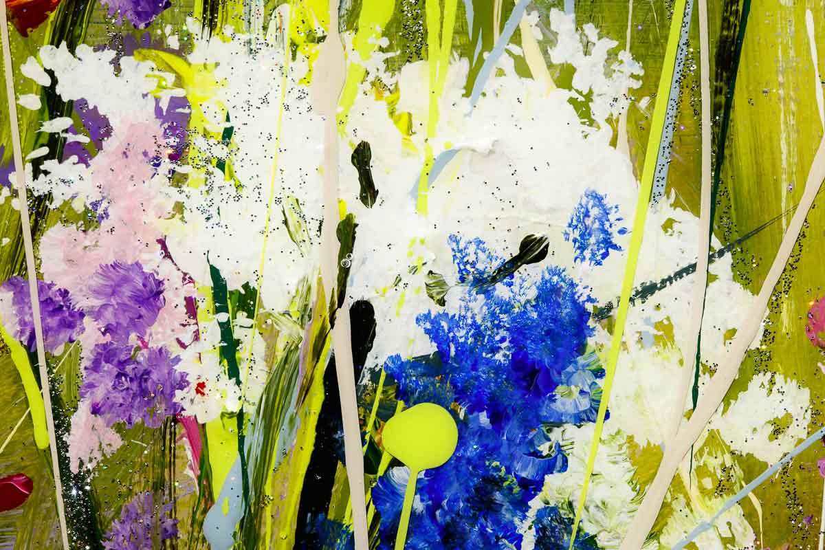 Summer Strolls - Original - SOLD by artist Rozanne Bell - Wyecliffe Galleries