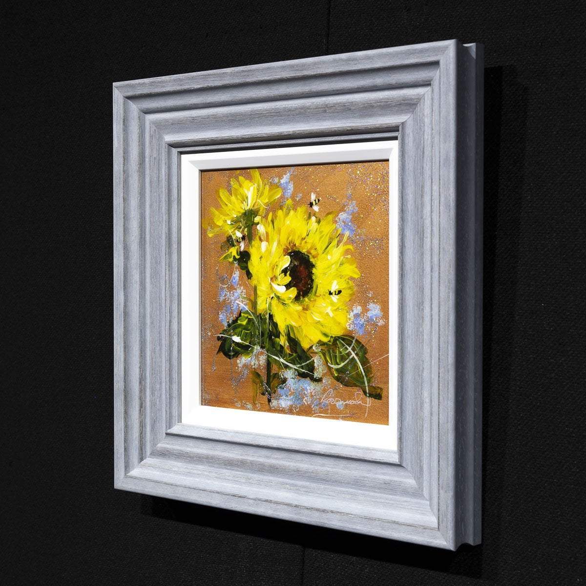 Sunflower Crazy - Original - SOLD by artist Rozanne Bell - Wyecliffe Galleries