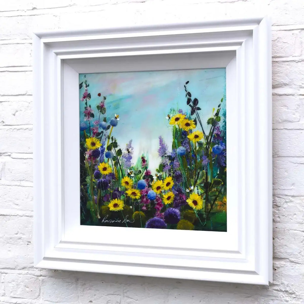 Sunflower Delight - Original - SOLD by artist Rozanne Bell - Wyecliffe Galleries