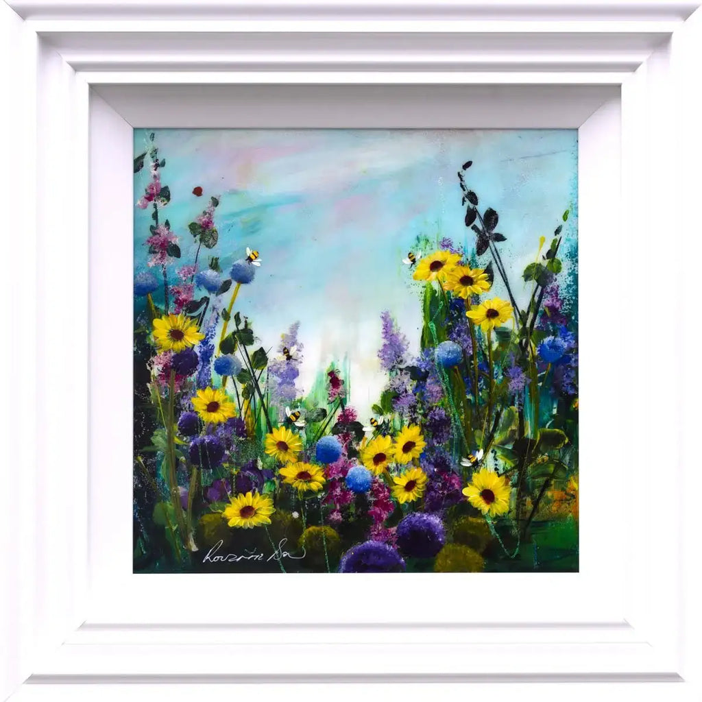 Sunflower Delight - Original - SOLD by artist Rozanne Bell - Wyecliffe Galleries