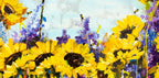 Sunflower Season - Original - SOLD by artist Rozanne Bell - Wyecliffe Galleries