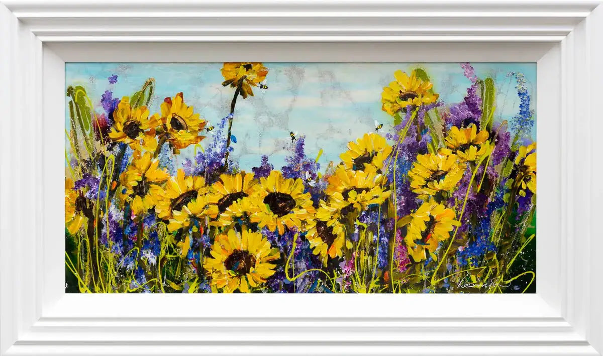 Sunflower Season - Original - SOLD by artist Rozanne Bell - Wyecliffe Galleries
