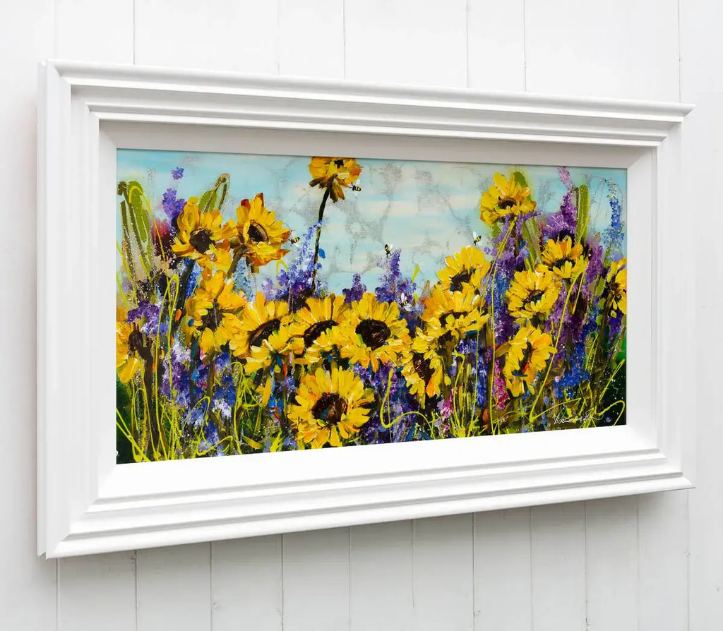 Sunflower Season - Original - SOLD by artist Rozanne Bell - Wyecliffe Galleries