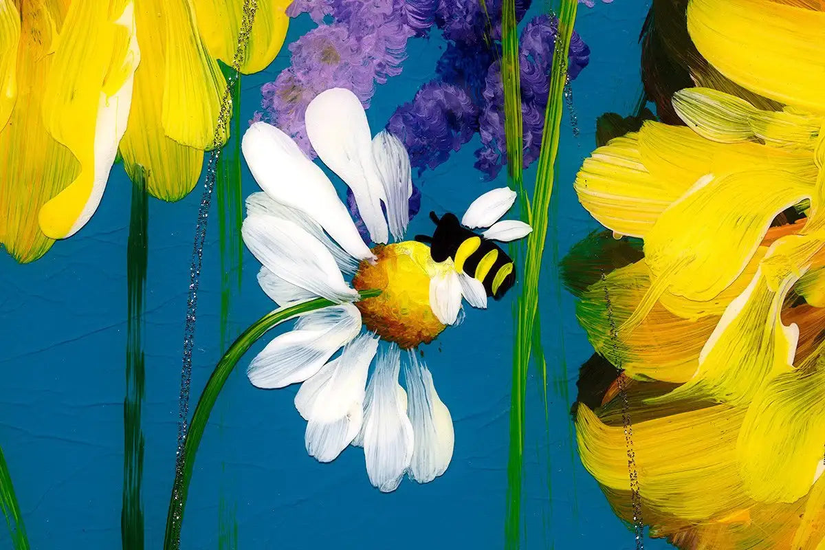 Sunflowers - Original - SOLD by artist Rozanne Bell - Wyecliffe Galleries