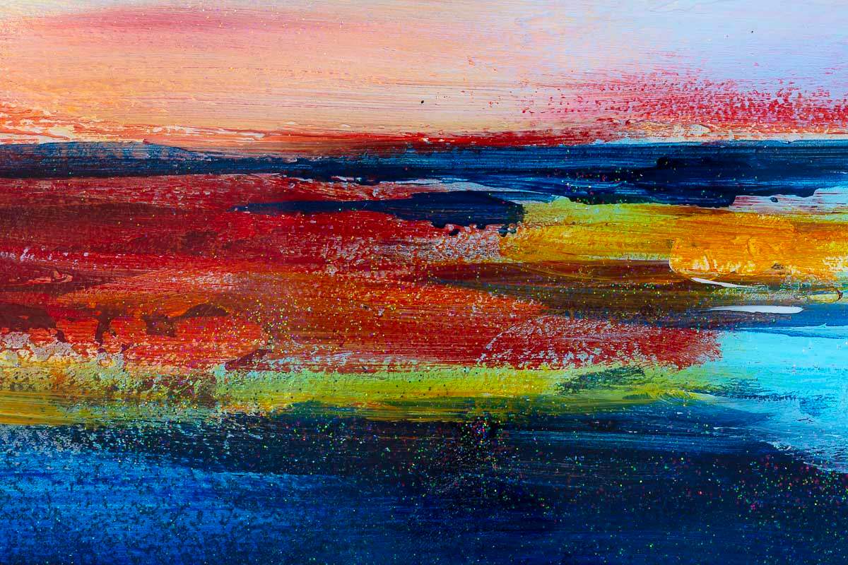 Sunlit Sails - Original - SOLD by artist Rozanne Bell - Wyecliffe Galleries