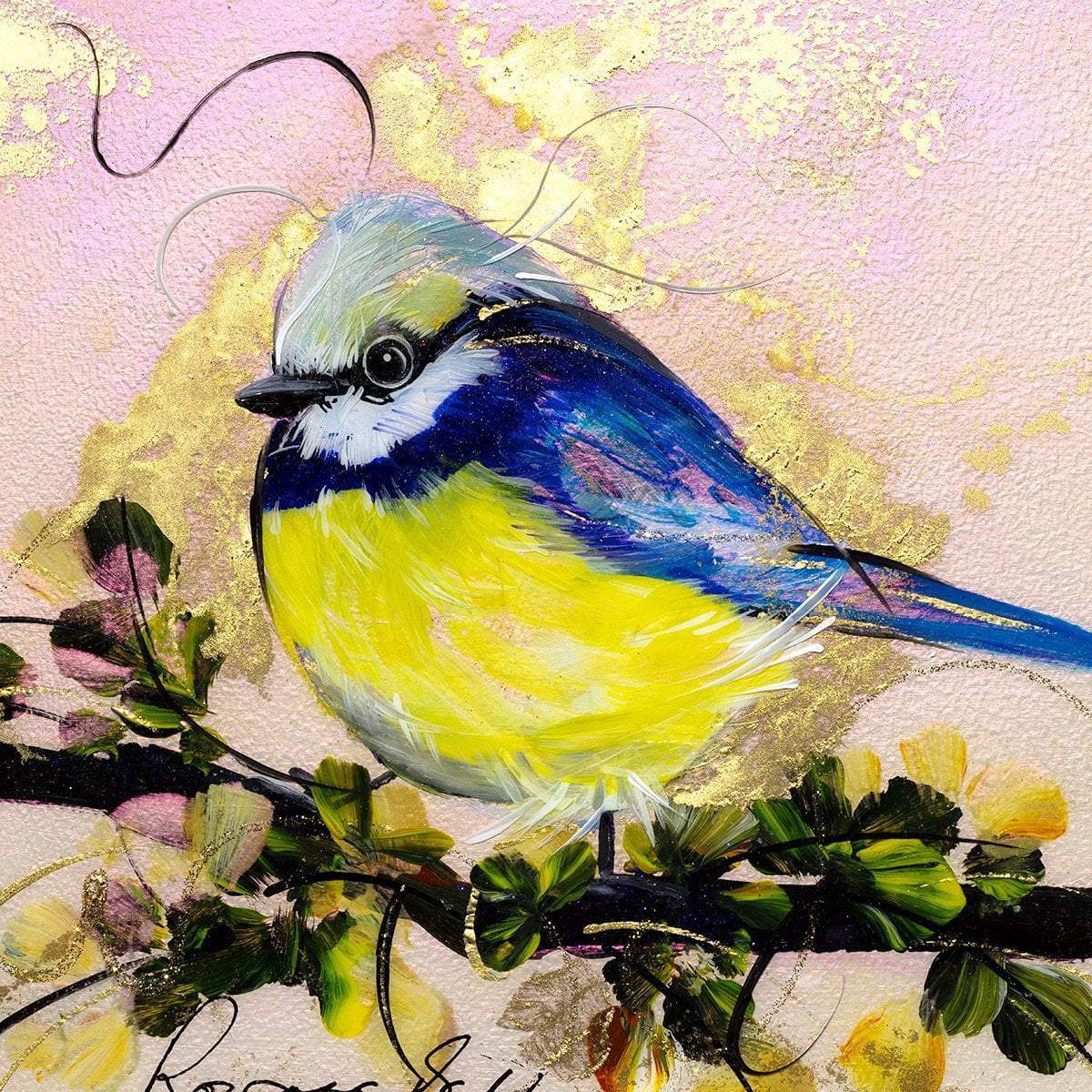 Sunny - Original - SOLD by artist Rozanne Bell - Wyecliffe Galleries