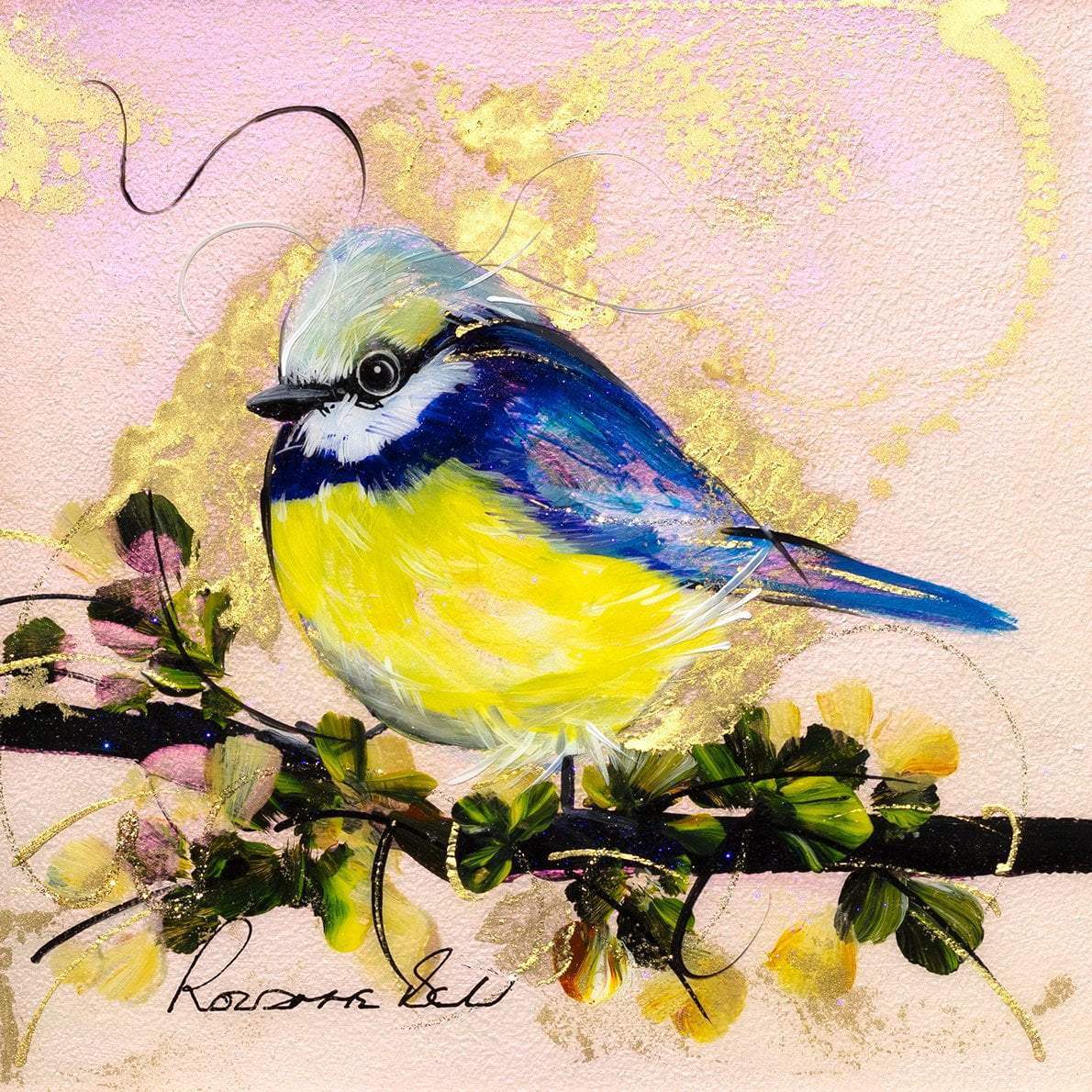 Sunny - Original - SOLD by artist Rozanne Bell - Wyecliffe Galleries