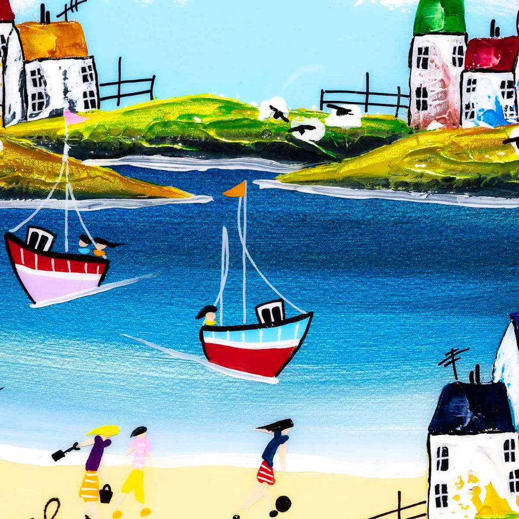 Sunny Spells I - Original - SOLD by artist Rozanne Bell - Wyecliffe Galleries