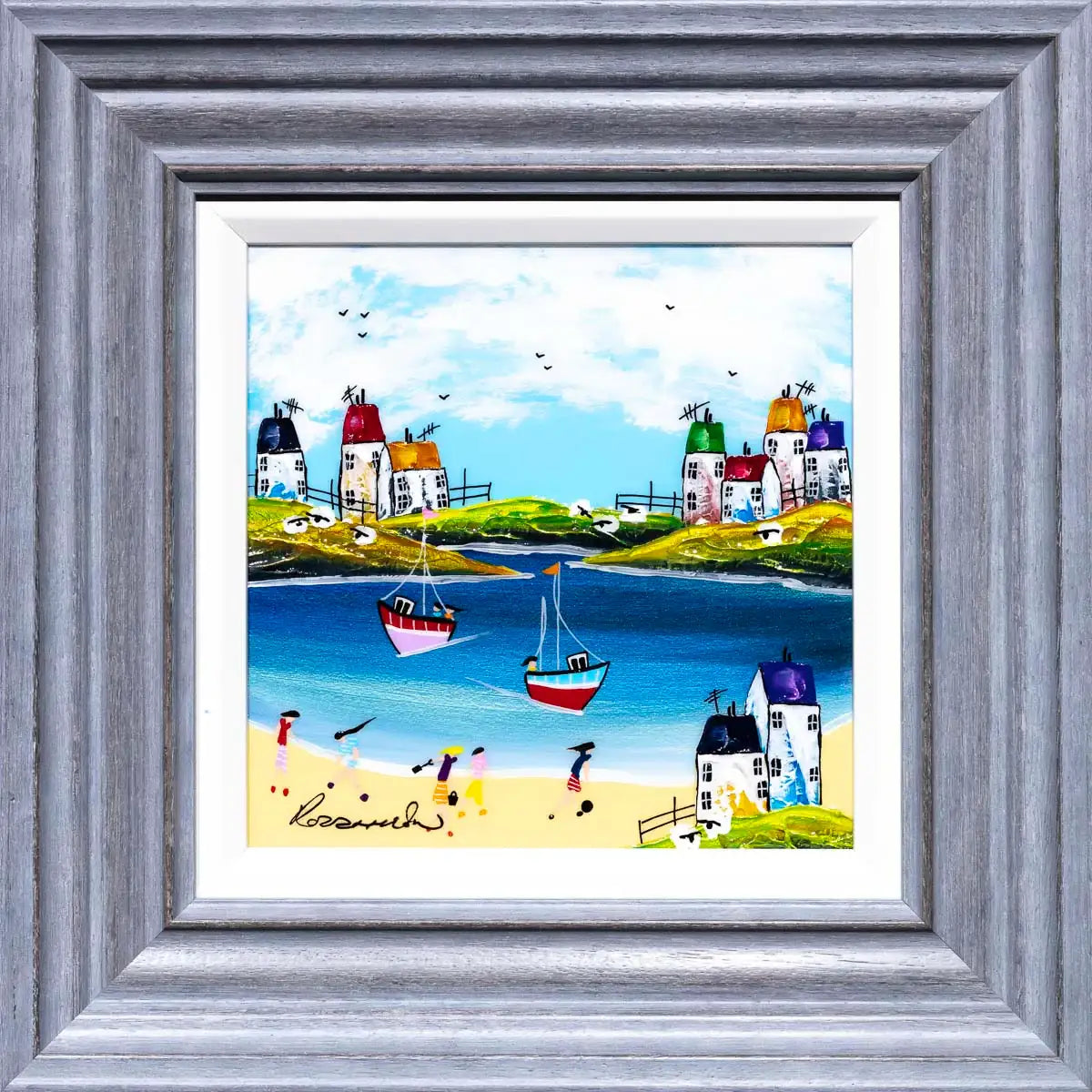 Sunny Spells I - Original - SOLD by artist Rozanne Bell - Wyecliffe Galleries