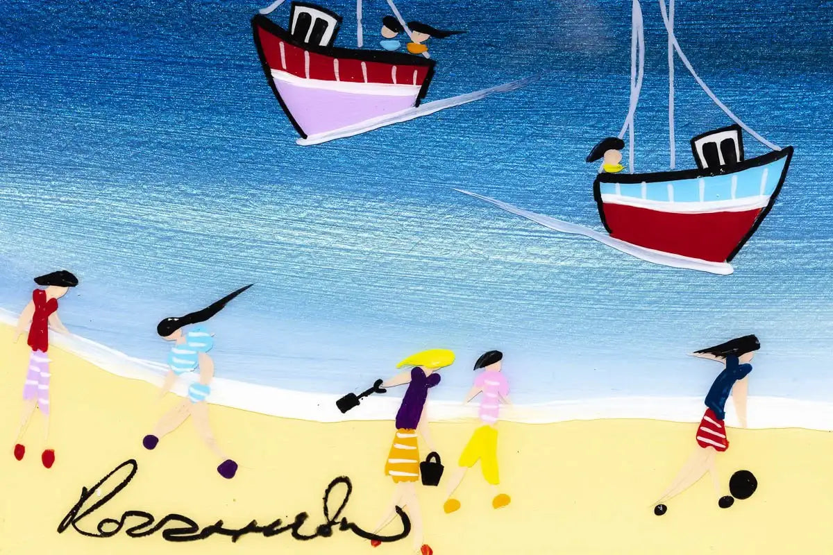 Sunny Spells I - Original - SOLD by artist Rozanne Bell - Wyecliffe Galleries