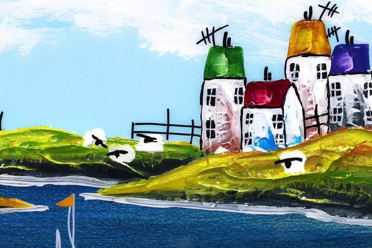 Sunny Spells I - Original - SOLD by artist Rozanne Bell - Wyecliffe Galleries