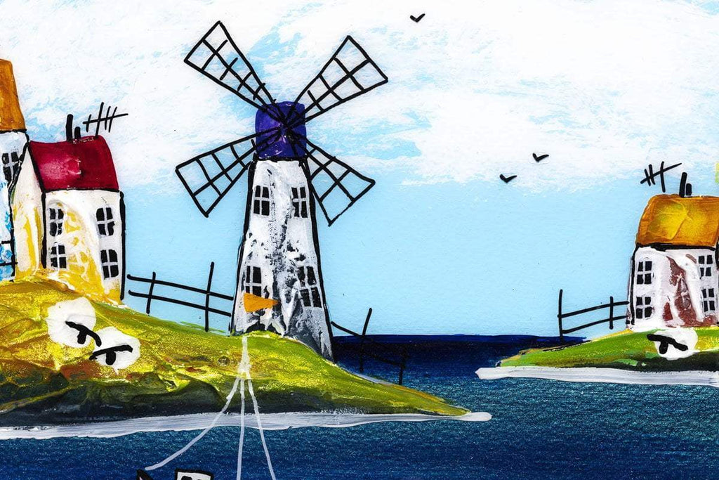 Sunny Spells II - Original - SOLD by artist Rozanne Bell - Wyecliffe Galleries