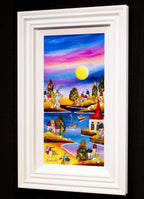 Sunset Bay I - SOLD by artist Rozanne Bell - Wyecliffe Galleries