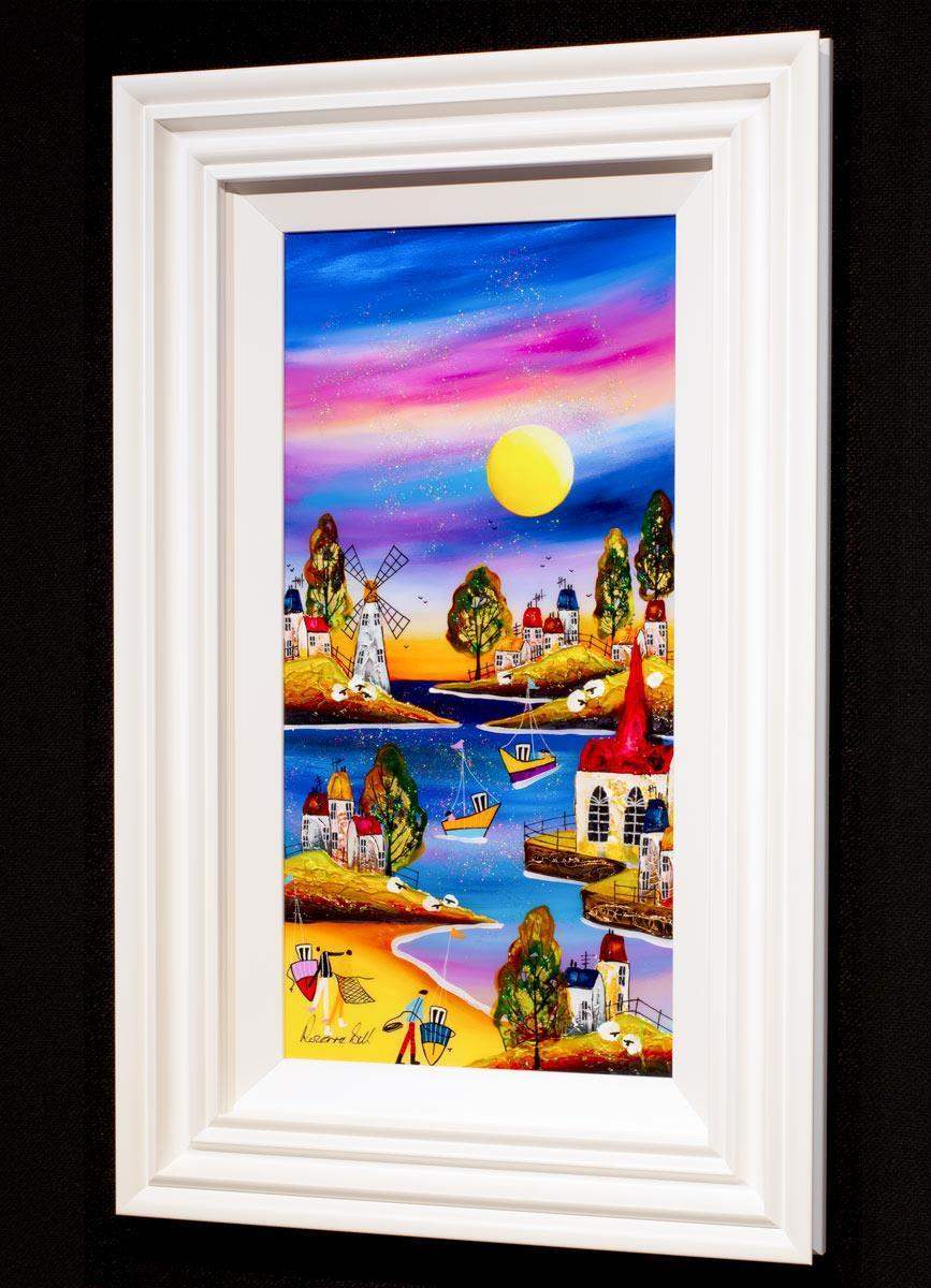 Sunset Bay I - SOLD by artist Rozanne Bell - Wyecliffe Galleries