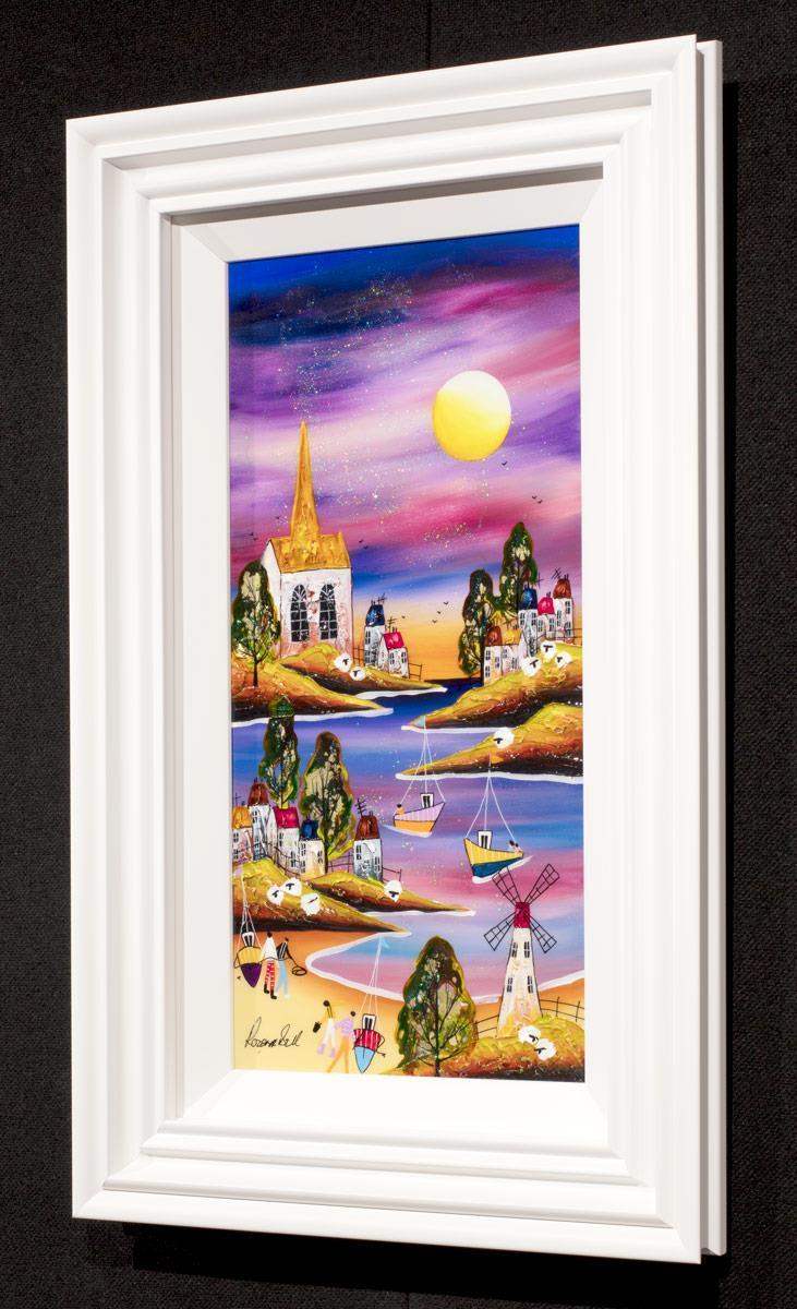 Sunset Bay II - Original - SOLD by artist Rozanne Bell - Wyecliffe Galleries