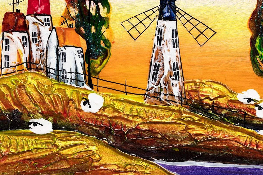 Sunset Bay - Original - SOLD by artist Rozanne Bell - Wyecliffe Galleries