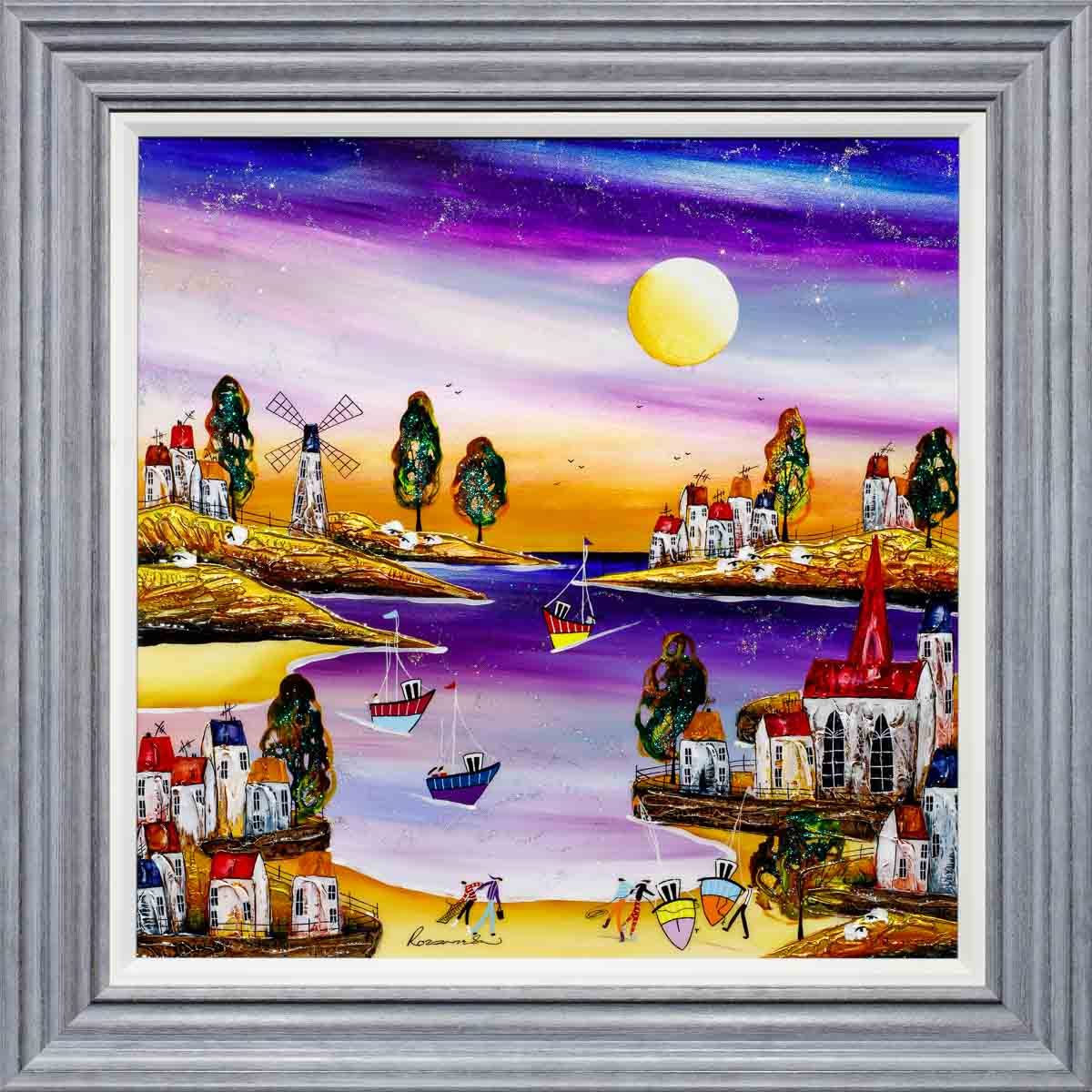 Sunset Bay - Original Rozanne Bell Framed