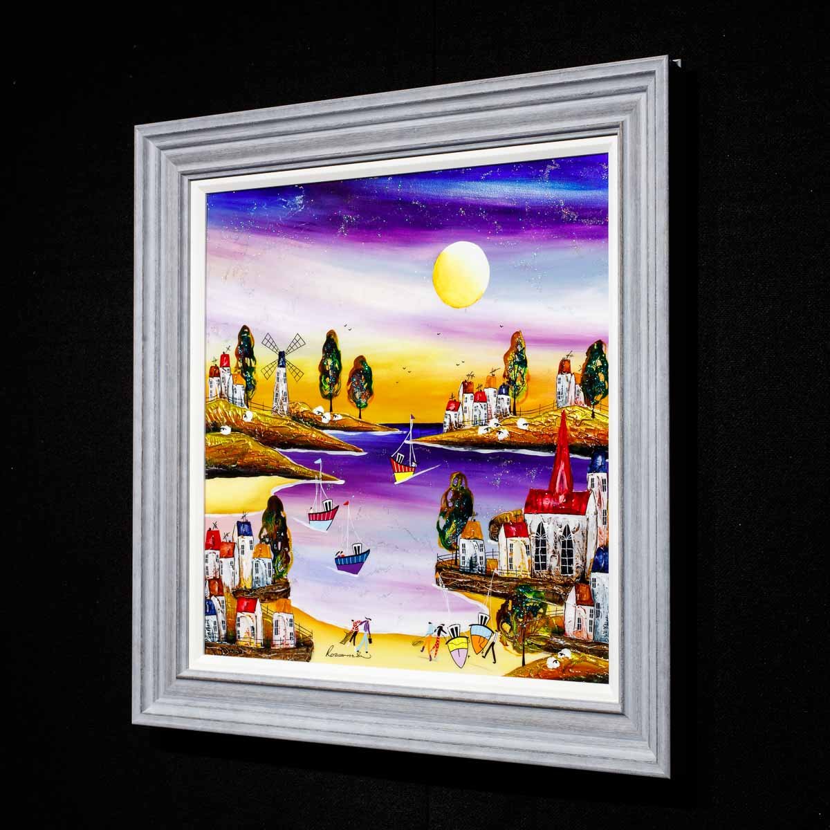 Sunset Bay - Original Rozanne Bell Framed