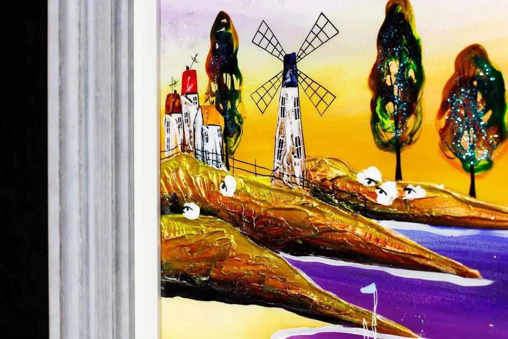 Sunset Bay - Original - SOLD by artist Rozanne Bell - Wyecliffe Galleries