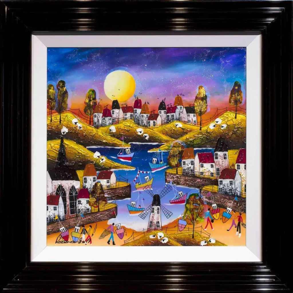 Sunset Haze - SOLD by artist Rozanne Bell - Wyecliffe Galleries