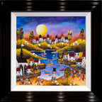 Sunset Haze - SOLD by artist Rozanne Bell - Wyecliffe Galleries