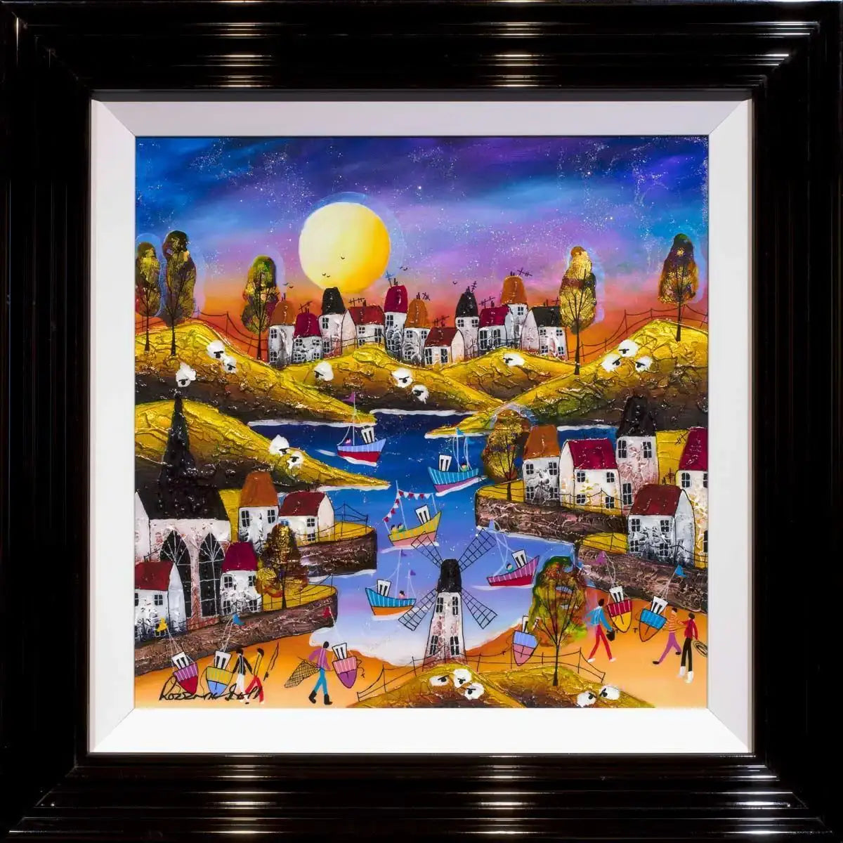 Sunset Haze - SOLD by artist Rozanne Bell - Wyecliffe Galleries