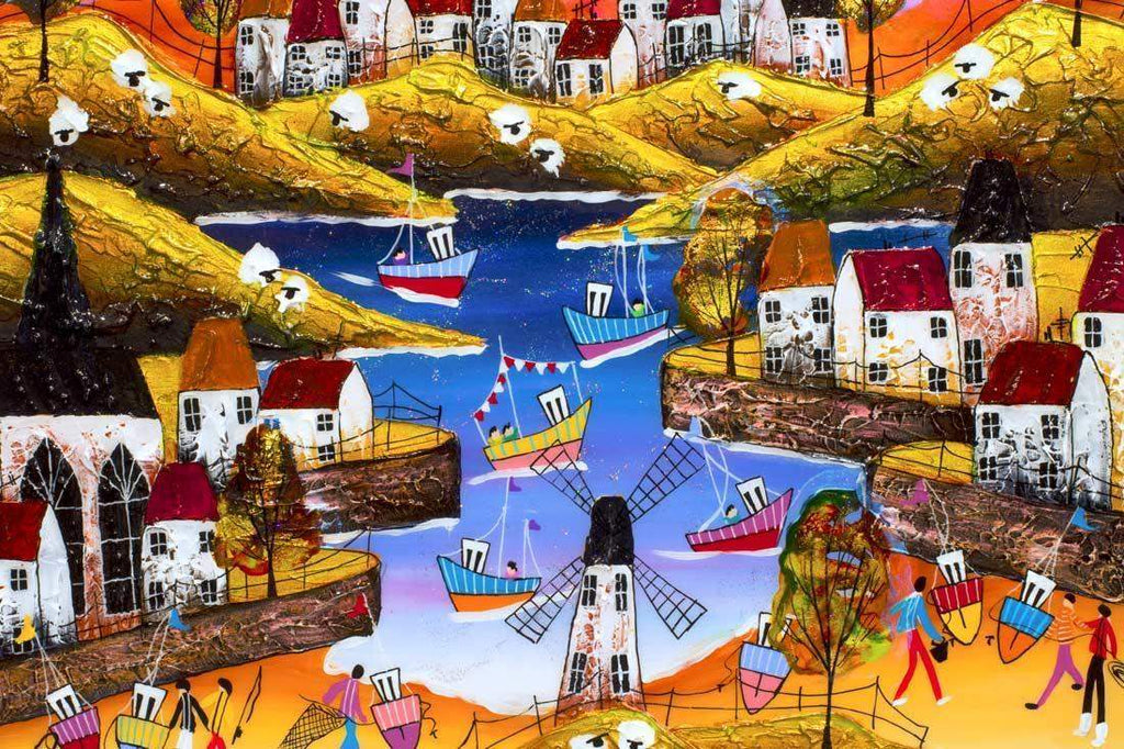 Sunset Haze - SOLD by artist Rozanne Bell - Wyecliffe Galleries