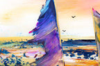 Sunset Sailing - Original - SOLD by artist Rozanne Bell - Wyecliffe Galleries
