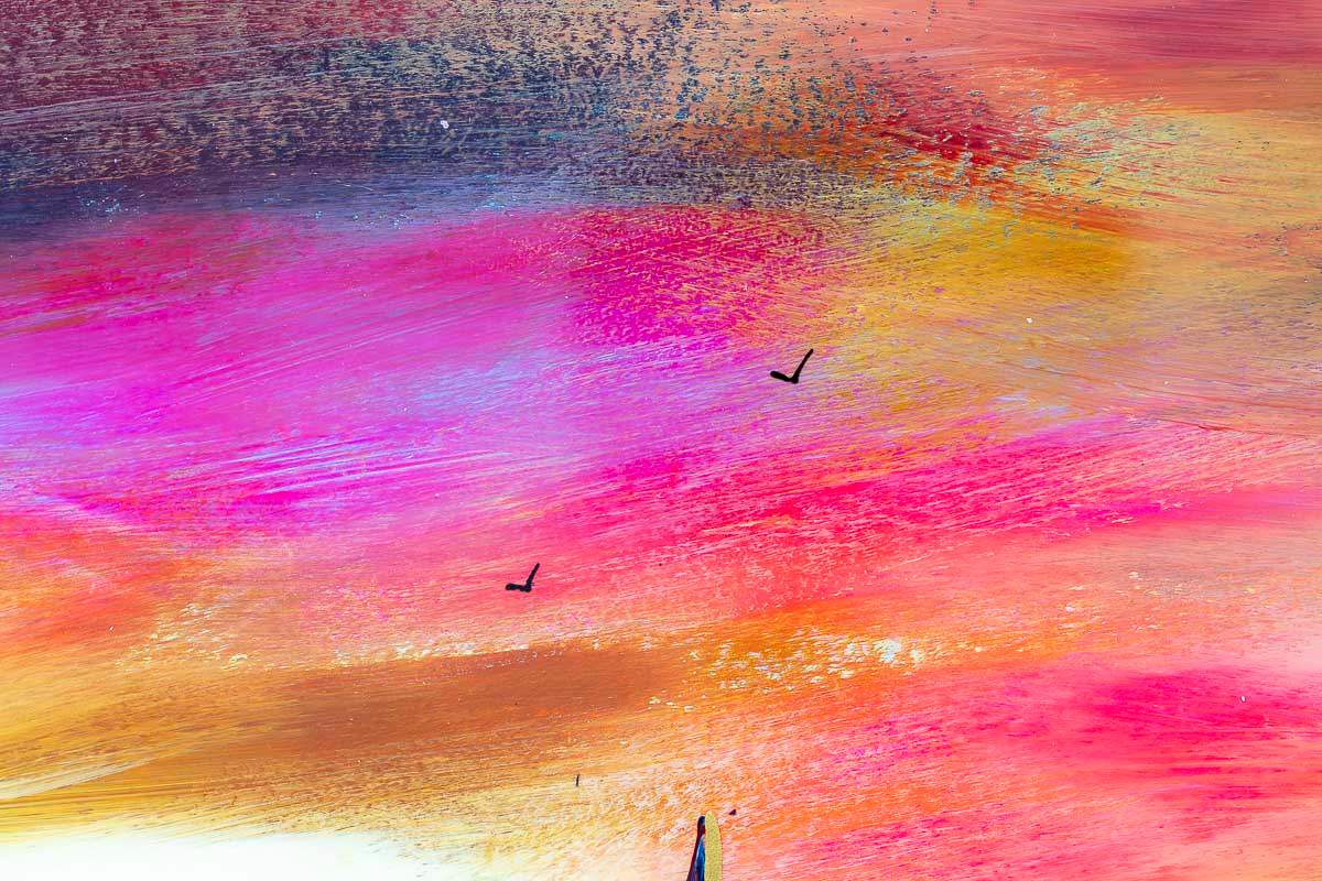 Sunset Sailing - Original - SOLD by artist Rozanne Bell - Wyecliffe Galleries