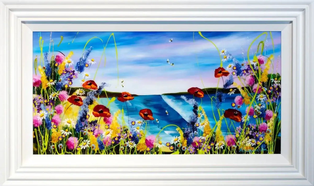 Surf's Up - SOLD by artist Rozanne Bell - Wyecliffe Galleries