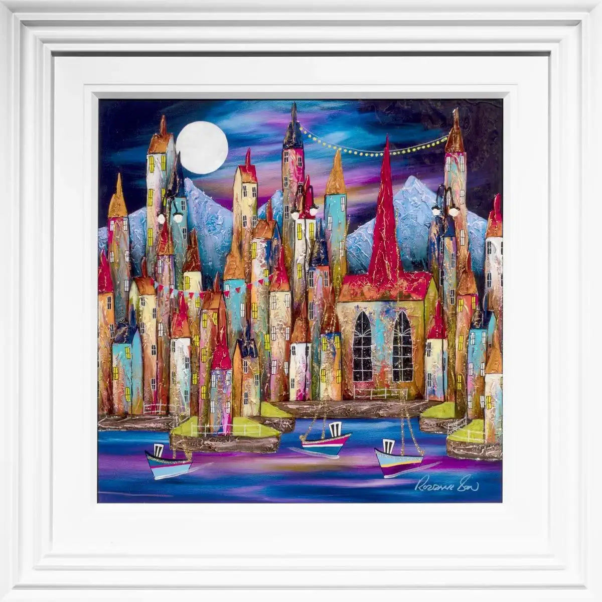 Sweet Dreams I - Original - SOLD by artist Rozanne Bell - Wyecliffe Galleries