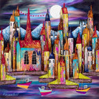 Sweet Dreams II - Original - SOLD by artist Rozanne Bell - Wyecliffe Galleries