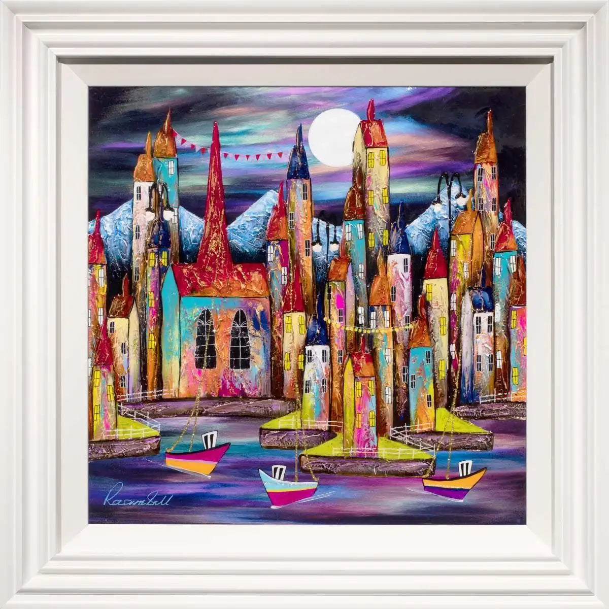 Sweet Dreams II - Original - SOLD by artist Rozanne Bell - Wyecliffe Galleries