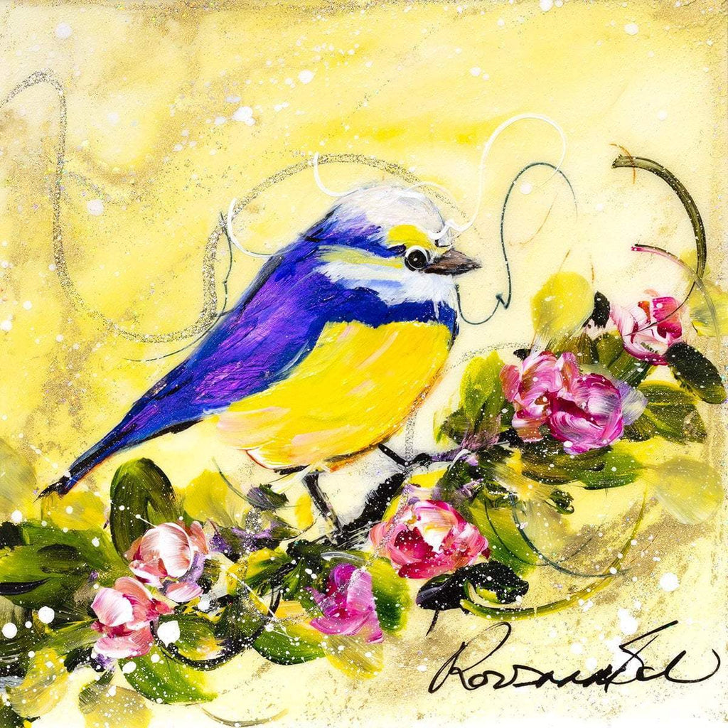 Sweetpea - Original - SOLD by artist Rozanne Bell - Wyecliffe Galleries