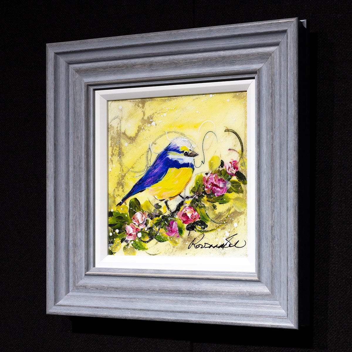 Sweetpea - Original - SOLD by artist Rozanne Bell - Wyecliffe Galleries