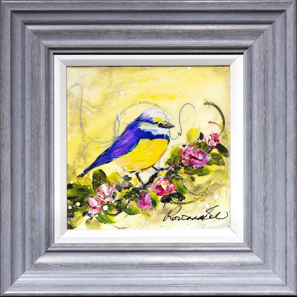 Sweetpea - Original - SOLD by artist Rozanne Bell - Wyecliffe Galleries