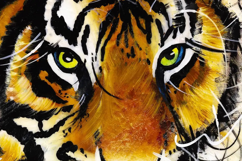 Tabby - Original SOLD by artist Rozanne Bell - Wyecliffe Galleries