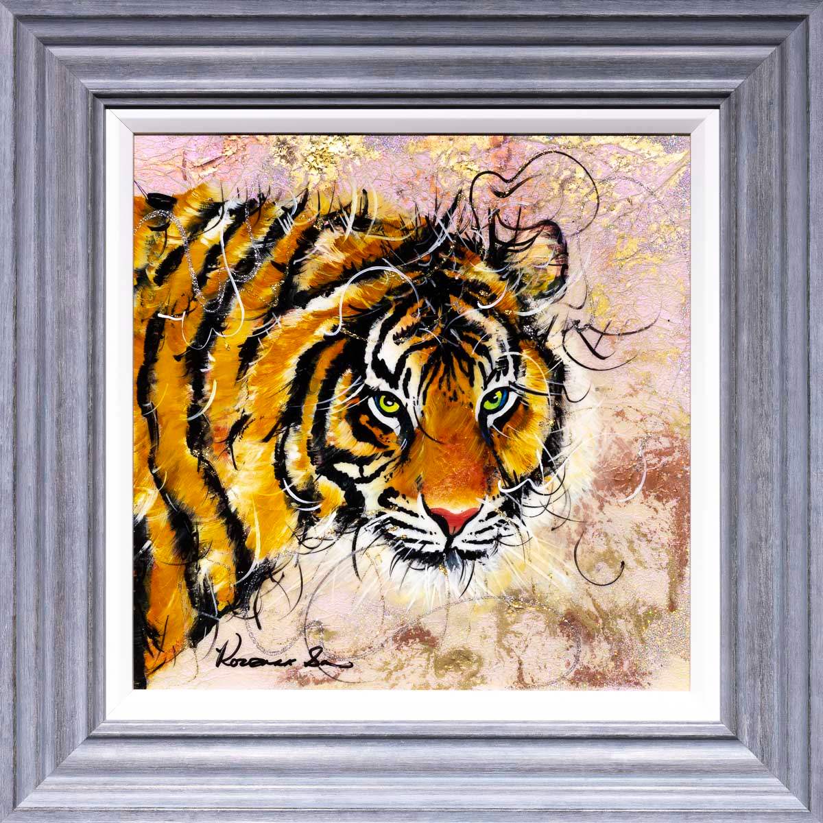 Tabby - Original SOLD by artist Rozanne Bell - Wyecliffe Galleries