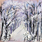 Taking Shelter - Original - SOLD by artist Rozanne Bell - Wyecliffe Galleries