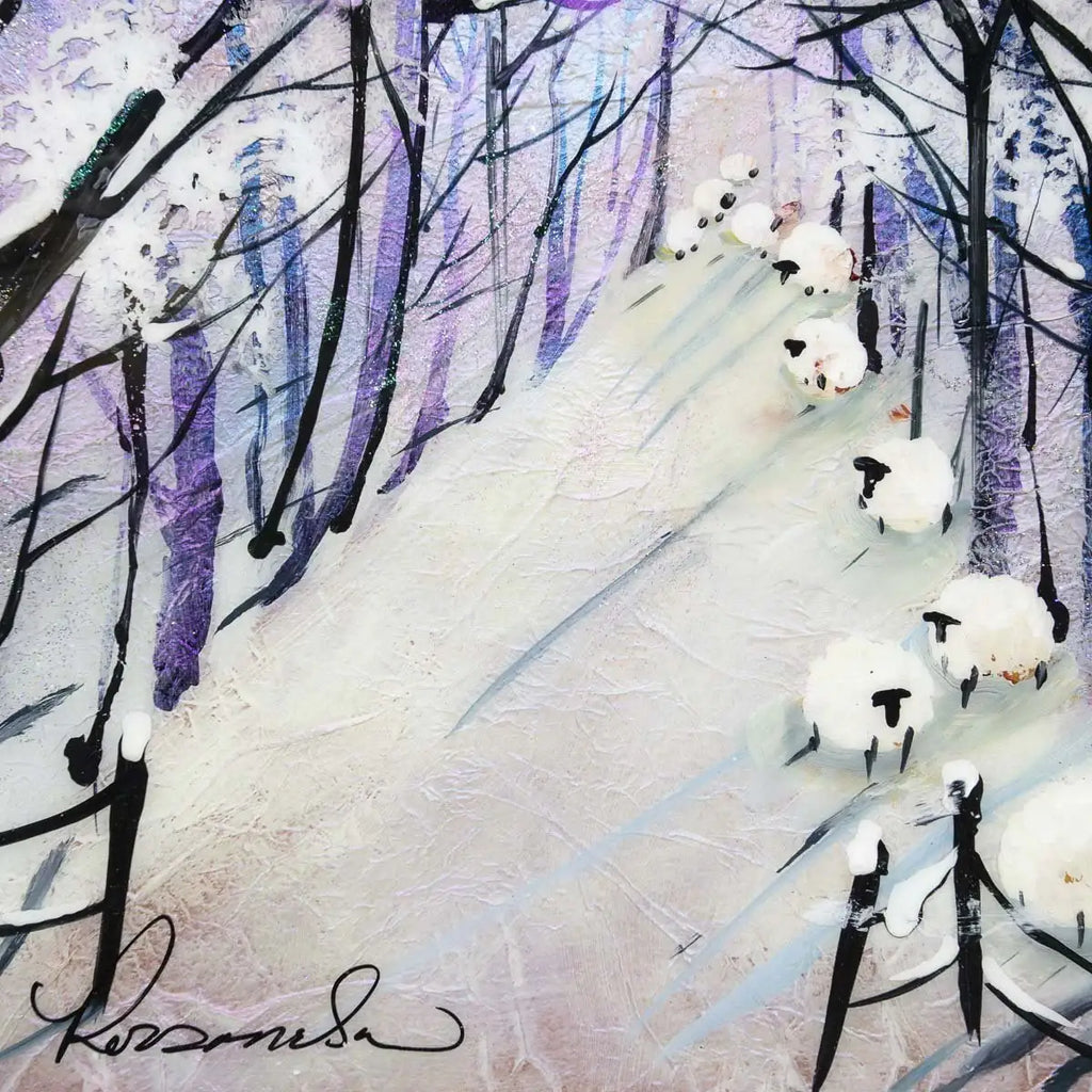 Taking Shelter - Original - SOLD by artist Rozanne Bell - Wyecliffe Galleries