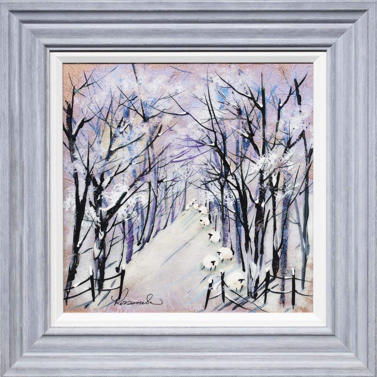 Taking Shelter - Original - SOLD by artist Rozanne Bell - Wyecliffe Galleries