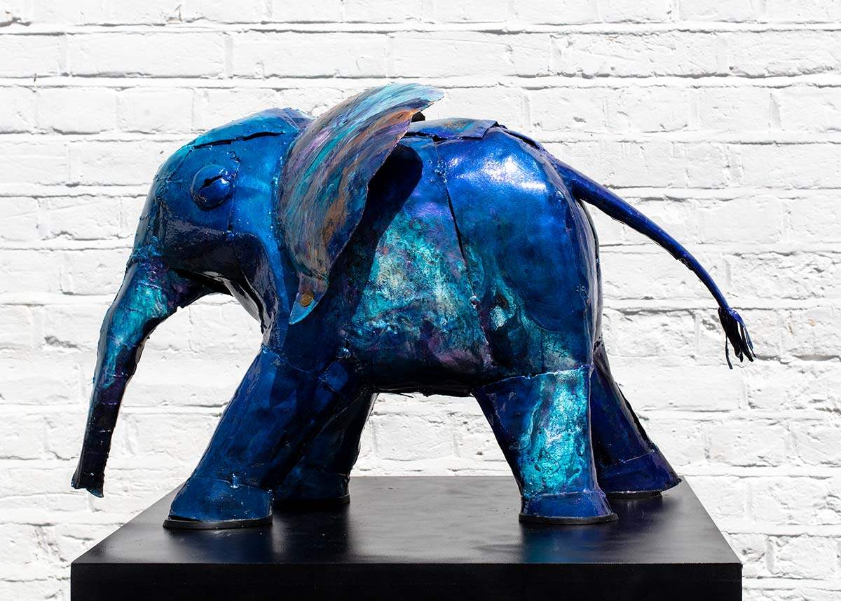 Tembo - Original Sculpture - SOLD by artist Rozanne Bell - Wyecliffe Galleries