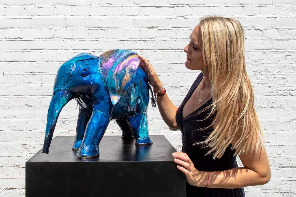 Tembo - Original Sculpture - SOLD by artist Rozanne Bell - Wyecliffe Galleries