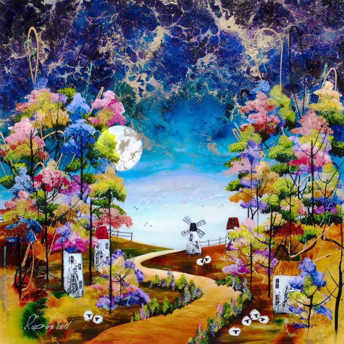 That Time of Year - Original - SOLD by artist Rozanne Bell - Wyecliffe Galleries