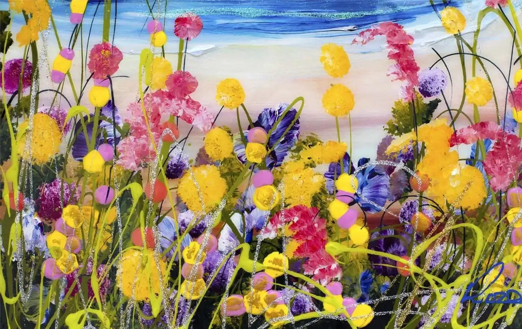 The Bay - SOLD by artist Rozanne Bell - Wyecliffe Galleries