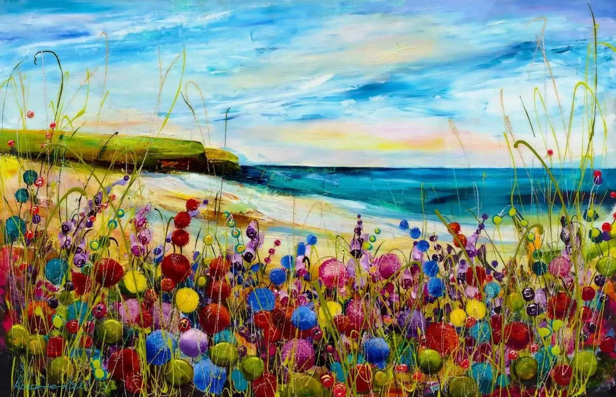 The Beauty Of The Beach -SOLD by artist Rozanne Bell - Wyecliffe Galleries