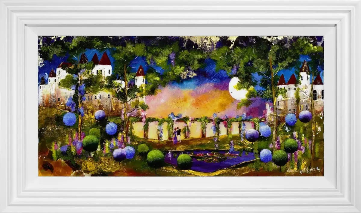 The Castle Colonnade - SOLD by artist Rozanne Bell - Wyecliffe Galleries