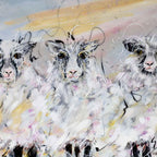 The Fluffy Trio - Original - SOLD by artist Rozanne Bell - Wyecliffe Galleries